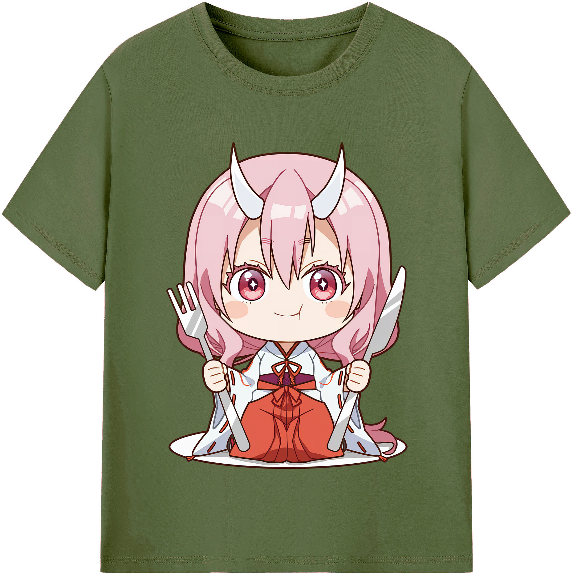 （画像用） 転スラ Regarding Reincarnated to Slime 綿100％半袖Tシャツ（フロントプリント）